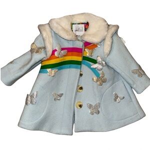 Little Goodall Rainbow dreamer coat